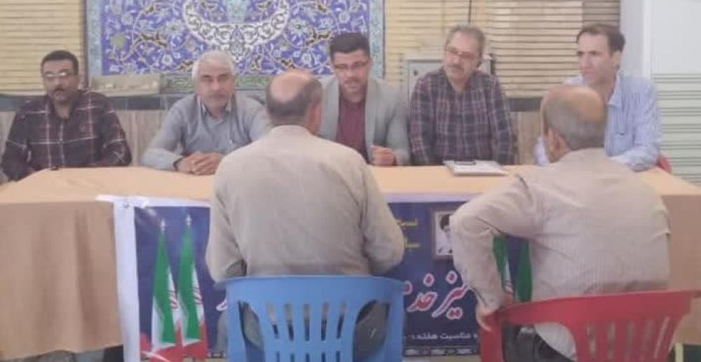 برپایی میز خدمت دکتر بخشی
