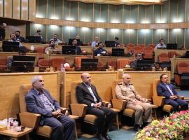 مراسم تکریم و معارفه فرماندهان قدیم و جدید مرکز مقاومت بسیج وزارت دفاع و پشتیبانی نیروهای مسلح