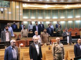 مراسم تکریم و معارفه فرماندهان قدیم و جدید مرکز مقاومت بسیج وزارت دفاع و پشتیبانی نیروهای مسلح