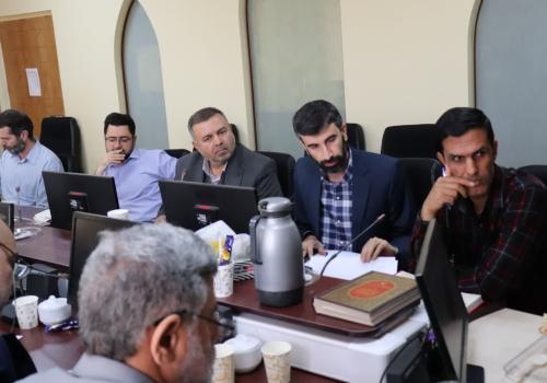 جلسه مشترک مسئول و مدیران سازمان بسیج مهندسین صنعت و معدن کشور با فرمانده و اعضاء شورای مرکزی بسیج سازمان انرژی اتمی