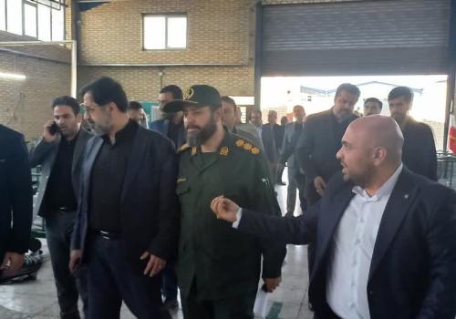 بازدید از واحد صنعتی تولیدی شیلنگ های مصلح 